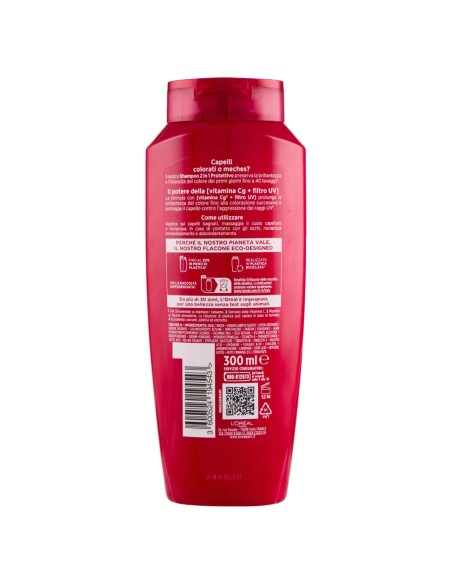 elvive l'oreal shampoo e balsamo 2in1 - 300ml - color vive - colorati meches: tuttocasashop.it: igiene e cura della persona