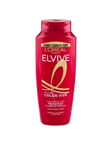 elvive l'oreal shampoo e balsamo 2in1 - 300ml - color vive - colorati meches: tuttocasashop.it: igiene e cura della persona