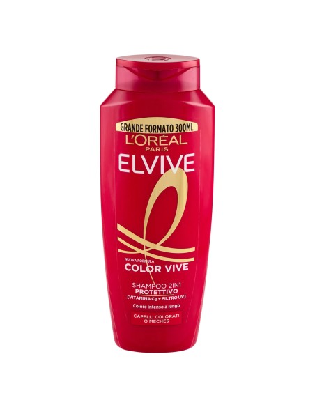 elvive l'oreal shampoo e balsamo 2in1 - 300ml - color vive - colorati meches: tuttocasashop.it: igiene e cura della persona