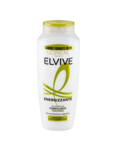 elvive l'oreal shampoo 300ml - energizzante purificante citrus - grassi: tuttocasashop.it: igiene e cura della persona