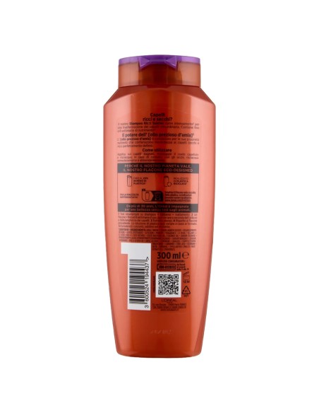 elvive l'oreal shampoo 300ml - olio straordinario d'amla - ricci secchi: tuttocasashop.it: igiene e cura della persona