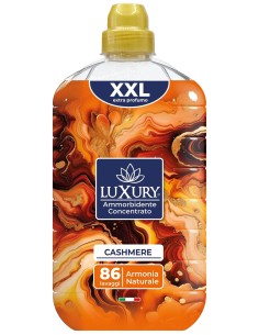 luxury ammorborbidente concentrato - 1800ml 86 lavaggi - cashmere: tuttocasashop.it: prodotti per bucato e tessuti