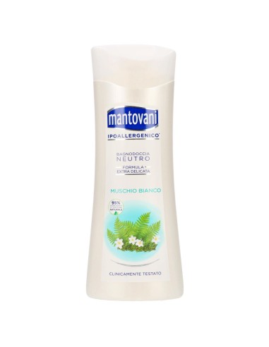 mantovani bagnodoccia 400ml - neutro extra delicato - muschio bianco: tuttocasashop.it: igiene e cura della persona