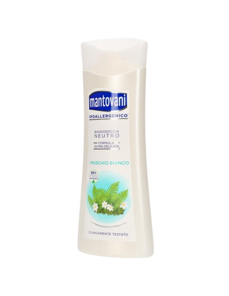 mantovani bagnodoccia 400ml - neutro extra delicato - muschio bianco: tuttocasashop.it: igiene e cura della persona