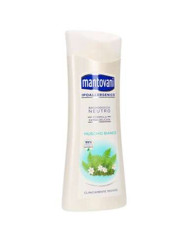 mantovani bagnodoccia 400ml - neutro extra delicato - muschio bianco: tuttocasashop.it: igiene e cura della persona