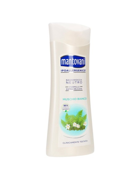 mantovani bagnodoccia 400ml - neutro extra delicato - muschio bianco: tuttocasashop.it: igiene e cura della persona
