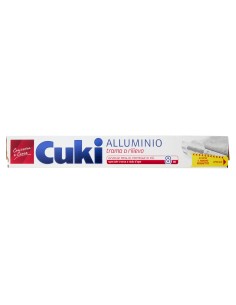 cuki alluminio per alimenti doppia forza - 8 metri - trama a rilievo: tuttocasashop.it: carta & monouso