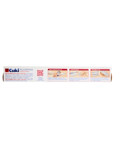 cuki alluminio per alimenti doppia forza - 8 metri - trama a rilievo: tuttocasashop.it: carta & monouso