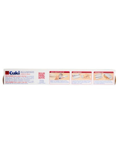 cuki alluminio per alimenti doppia forza - 8 metri - trama a rilievo: tuttocasashop.it: carta & monouso