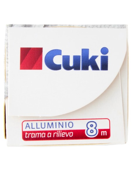 cuki alluminio per alimenti doppia forza - 8 metri - trama a rilievo: tuttocasashop.it: carta & monouso