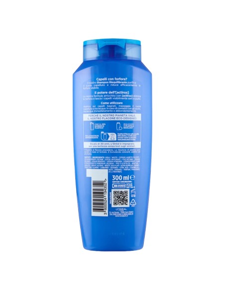 elvive l'oreal shampoo 300ml - anti-forfora riequilibrante: tuttocasashop.it: igiene e cura della persona