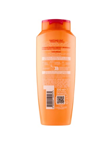 elvive l'oreal shampoo 300ml - dream long ricostruttore - capelli lunghi: tuttocasashop.it: igiene e cura della persona