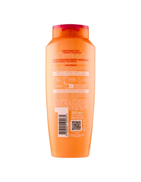 elvive l'oreal shampoo 300ml - dream long ricostruttore - capelli lunghi: tuttocasashop.it: igiene e cura della persona