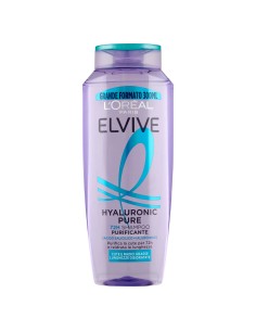elvive l'oreal shampoo 300ml - hyaloronic pure - 72h purificante - grassi: tuttocasashop.it: igiene e cura della persona