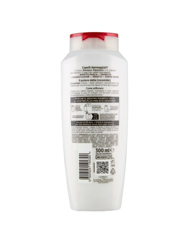 elvive l'oreal shampoo 300ml - total repair 5 riparatore capelli danneggiati: tuttocasashop.it: igiene e cura della persona