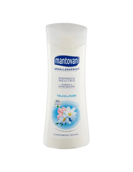 mantovani bagnodoccia 400ml - neutro extra delicato - talco e fiori: tuttocasashop.it: igiene e cura della persona