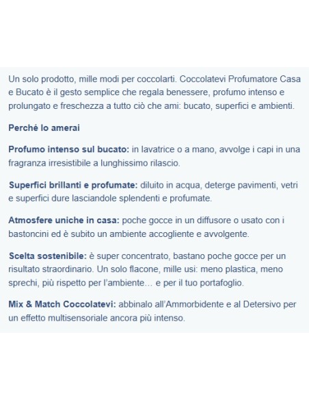coccolatevi profumatore per bucato - 250ml - bianco latte: tuttocasashop.it: prodotti per bucato e tessuti