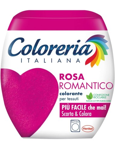 coloreria italiana colorante per tessuti - rosa romantico: tuttocasashop.it: prodotti per bucato e tessuti