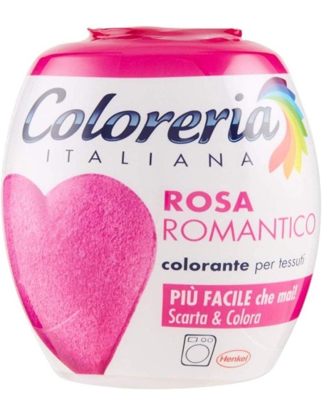 coloreria italiana colorante per tessuti - rosa romantico: tuttocasashop.it: prodotti per bucato e tessuti