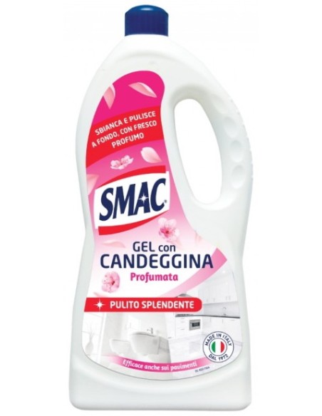 smac gel con candeggina profumata 850ml - sbianca e pulisce a fondo: tuttocasashop.it: pulizia e cura della casa
