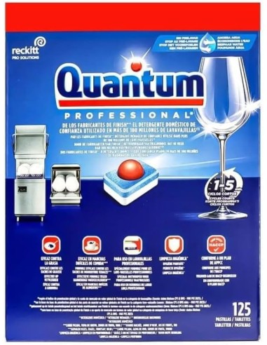 finish quantum professional - 125 tabs per lavastoviglie: tuttocasashop.it: pulizia e cura della casa