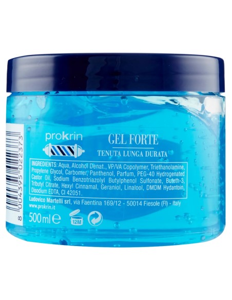 prokrin gel per capelli forte - 500ml - tenuta lunga durata: tuttocasashop.it: igiene e cura della persona