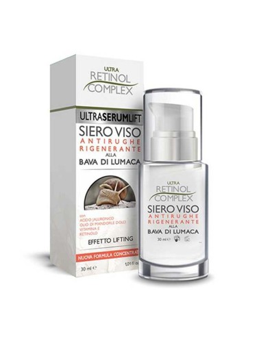 retinol siero viso 30ml alla bava di lumaca - antirughe rigenerante lifting: tuttocasashop.it: igiene e cura della persona