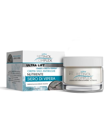 ultra retinol complex crema viso 50ml antirughe nutriente - siero di vipera: tuttocasashop.it: igiene e cura della persona