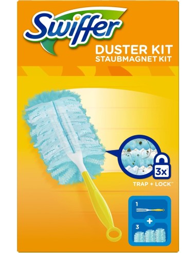 swiffer duster kit piuimino - 1 manico - 3 ricambi - 3x capture: tuttocasashop.it: pulizia e cura della casa