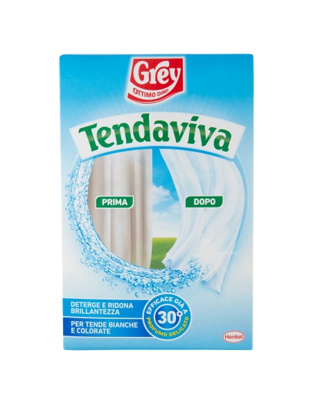 tendaviva grey additivo in polvere 500g - ravviva e rinnova i tendaggi: tuttocasashop.it: prodotti per bucato e tessuti