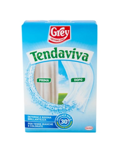 tendaviva grey additivo in polvere 500g - ravviva e rinnova i tendaggi: tuttocasashop.it: prodotti per bucato e tessuti