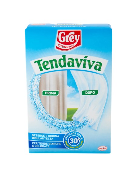 tendaviva grey additivo in polvere 500g - ravviva e rinnova i tendaggi: tuttocasashop.it: prodotti per bucato e tessuti