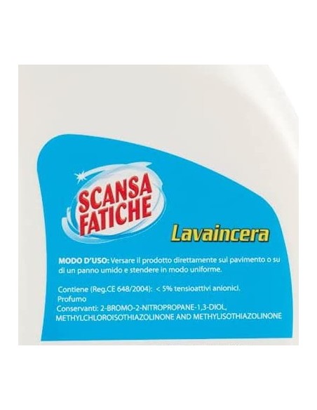 scansafatiche lavaincera pavimenti - 1 litro - lava e lucida: tuttocasashop.it: pulizia e cura della casa