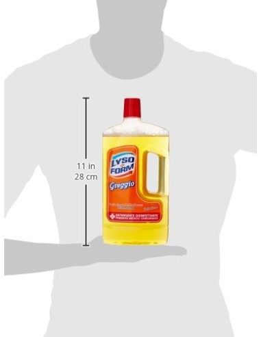 lysoform greggio detergente disinfettante - 1 litro: tuttocasashop.it: pulizia e cura della casa