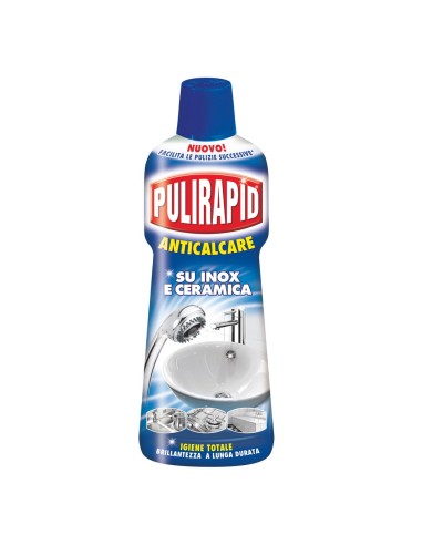 pulirapid detergente anticalcare liquido - 500ml - classico: tuttocasashop.it: pulizia e cura della casa