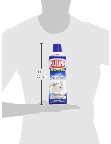 pulirapid detergente anticalcare liquido - 500ml - classico: tuttocasashop.it: pulizia e cura della casa