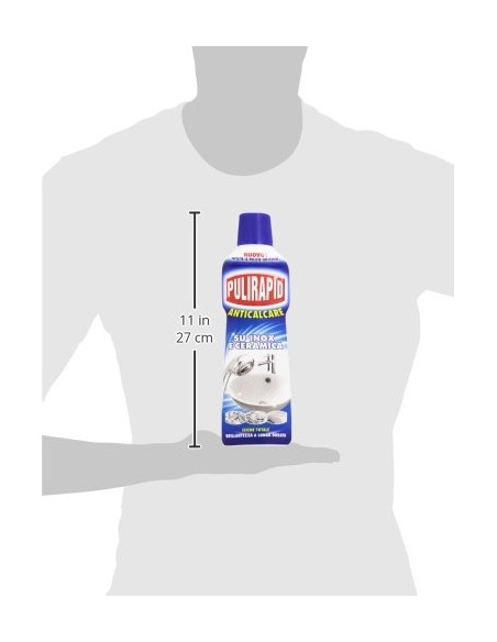 pulirapid detergente anticalcare liquido - 500ml - classico: tuttocasashop.it: pulizia e cura della casa