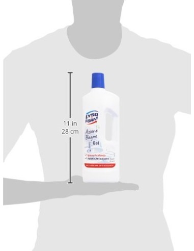 lysoform detergente bagno gel 750ml - igienizzante anticalcare: tuttocasashop.it: pulizia e cura della casa