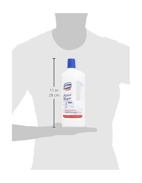 lysoform detergente bagno gel 750ml - igienizzante anticalcare: tuttocasashop.it: pulizia e cura della casa