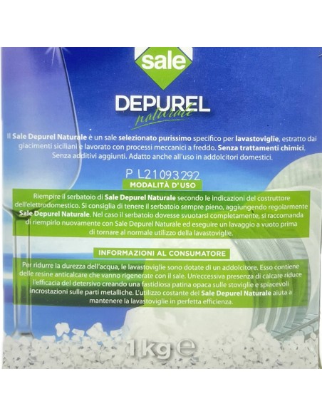 depurel sale per macchine lavastoviglie 1kg - salgemma: tuttocasashop.it: pulizia e cura della casa
