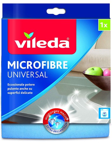 vileda microfibre universal panno multiuso - 36x38cm: tuttocasashop.it: pulizia e cura della casa