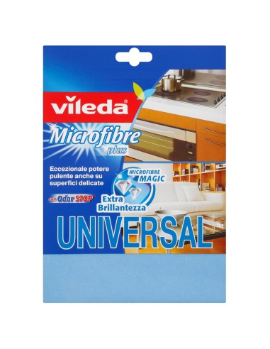 vileda microfibre universal panno multiuso - 36x38cm: tuttocasashop.it: pulizia e cura della casa