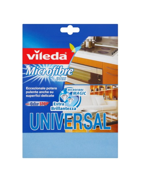 vileda microfibre universal panno multiuso - 36x38cm: tuttocasashop.it: pulizia e cura della casa