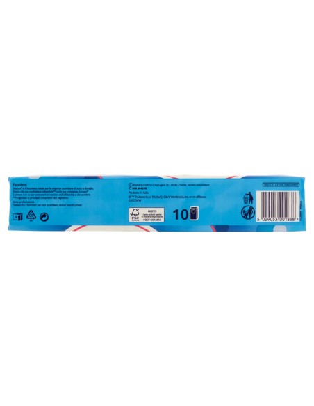 scottex fazzolettini di carta da naso - 10 pacchetti da 9 pezzi: tuttocasashop.it: carta & monouso