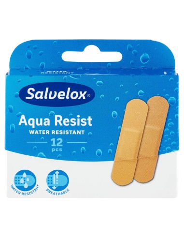 salvelox aquaresist cerotti per ferite 19mm x 72mm - 12 pezzi: tuttocasashop.it: igiene e cura della persona