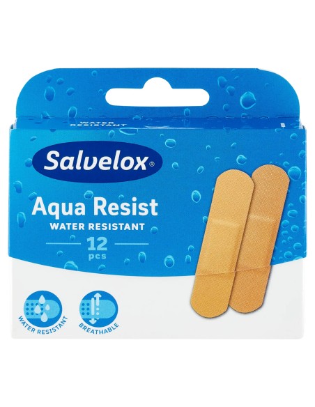 salvelox aquaresist cerotti per ferite 19mm x 72mm - 12 pezzi: tuttocasashop.it: igiene e cura della persona