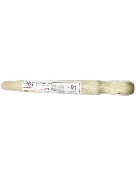 mattarello in legno per sfoglia - 35cm - diametro 35mm: tuttocasashop.it: altro - bazar