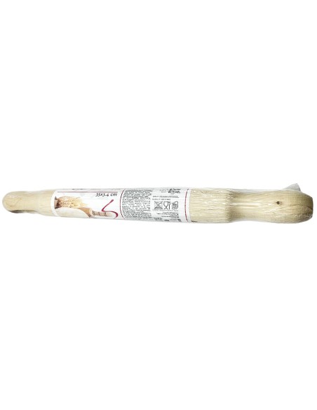 mattarello in legno per sfoglia - 35cm - diametro 35mm: tuttocasashop.it: altro - bazar