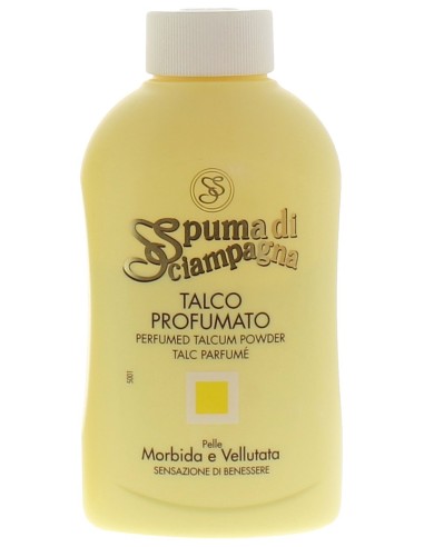 spuma di sciampagna talco in barattolo - 200 grammi: tuttocasashop.it: igiene e cura della persona