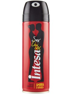 intesa sex unisex deodorante spray 125ml ambra profumo sensuale che attrae: tuttocasashop.it: igiene e cura della persona